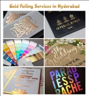 Gold Foiling Printing Services in Hyderabad – Prixel Printer